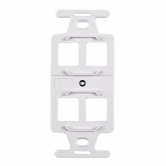 FP106MF4-W HellermannTyton  Keystone Faceplates Frames